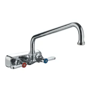 Whitehaus Collection WHFS9801-08-C Laundry Faucets, Polished Chrome