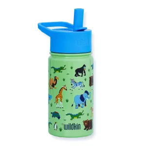 Wildkin Wild Animals 14 oz Steel Bottle