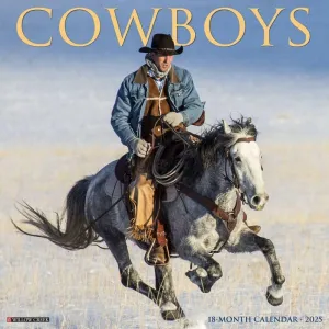 Willow Creek Press Cowboys Monthly 2025 Wall Calendar (12" x 12")