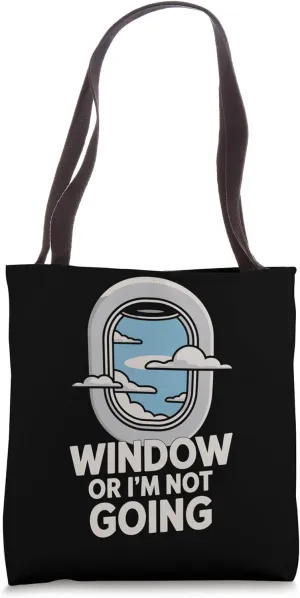 Window Seat Loyalist Airplane View Travel Sky Watcher Jet Tote Bag