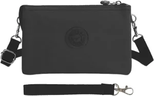 WITERY Wristlet Purse for Women - Waterproof Nylon Multi Pocket Small Clutch Purse with Shoulder and Wrist Straps