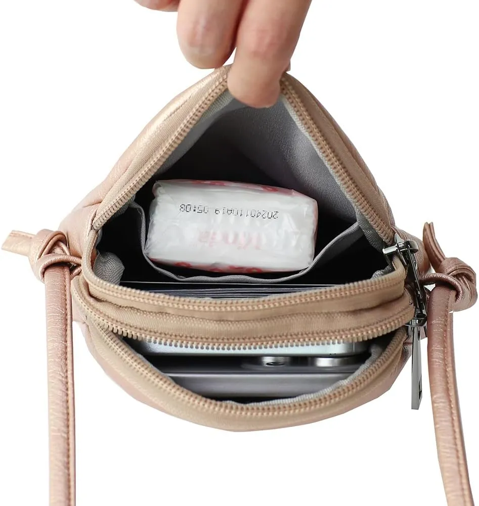 Women's Crossbody Bag - Small Adjustable Strap Shoulder Bag for Travel & Vacation