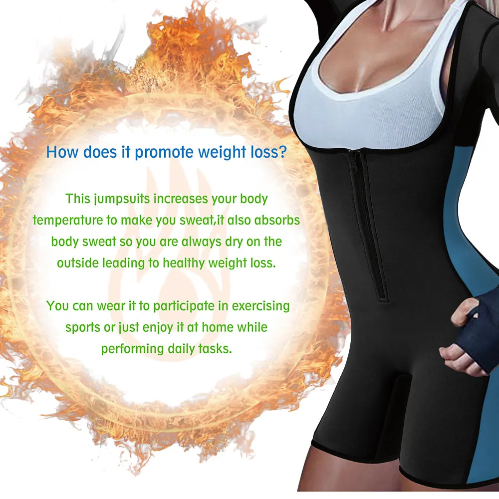 Women’s Full Body Shaper Sport Sweat Neoprene Bodysuit