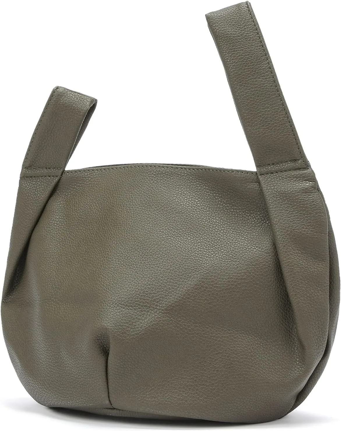 Women's Small Tote Bag for Women Soft Leather Top Handle Bag Wristlet Knot Pouch Purses and Handbags