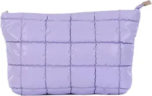 Women’s Stylish Cosmetic Handbag - Large Capacity Travel Makeup Organizer for Lipsticks and Essentials(PURPLE)