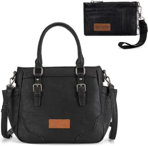 Wrangler Small Credit Card Holder for Women with Tote Bags Medium Crossbody Purses