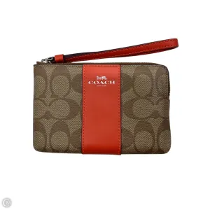 Wristlet Designer By Coach, Size: Small