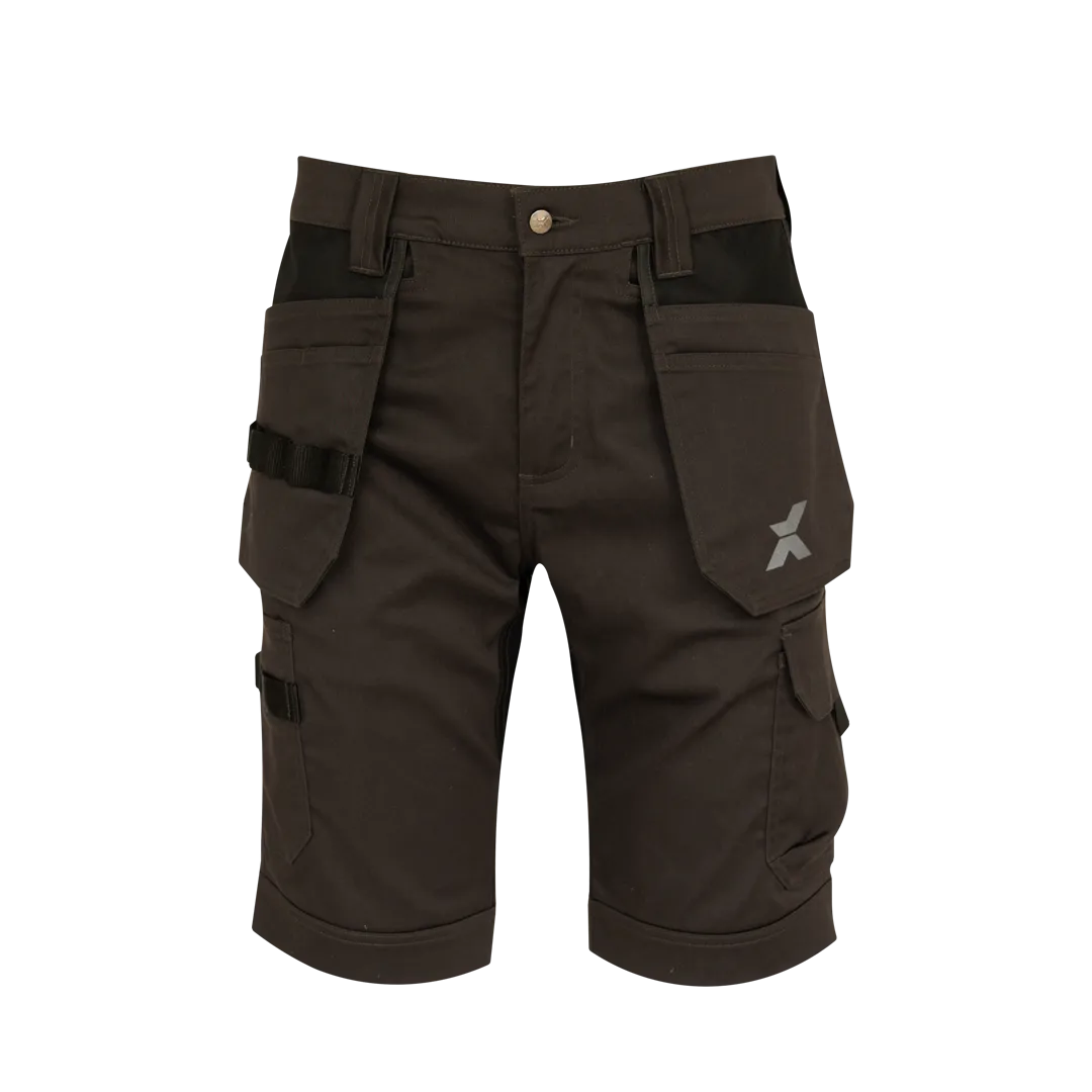 Xpert Pro Stretch Shorts With Holster Pockets  Grey / Black