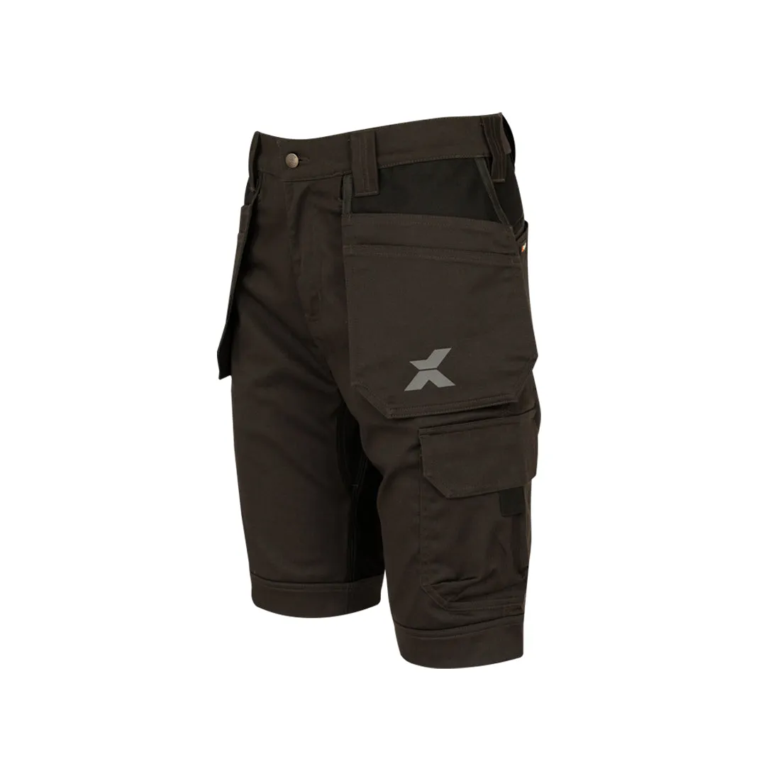 Xpert Pro Stretch Shorts With Holster Pockets  Grey / Black