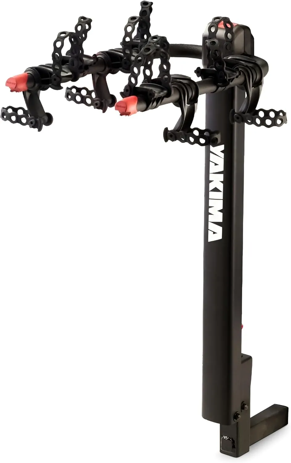 YAKIMA DoubleDown 4 - Tilting Hitch-Mounted Bike Rack for Cars, SUVs, Trucks and More, Fits 1.25” and 2” Hitches, Anti-Sway and Folding Arms, Carries 4 Bikes