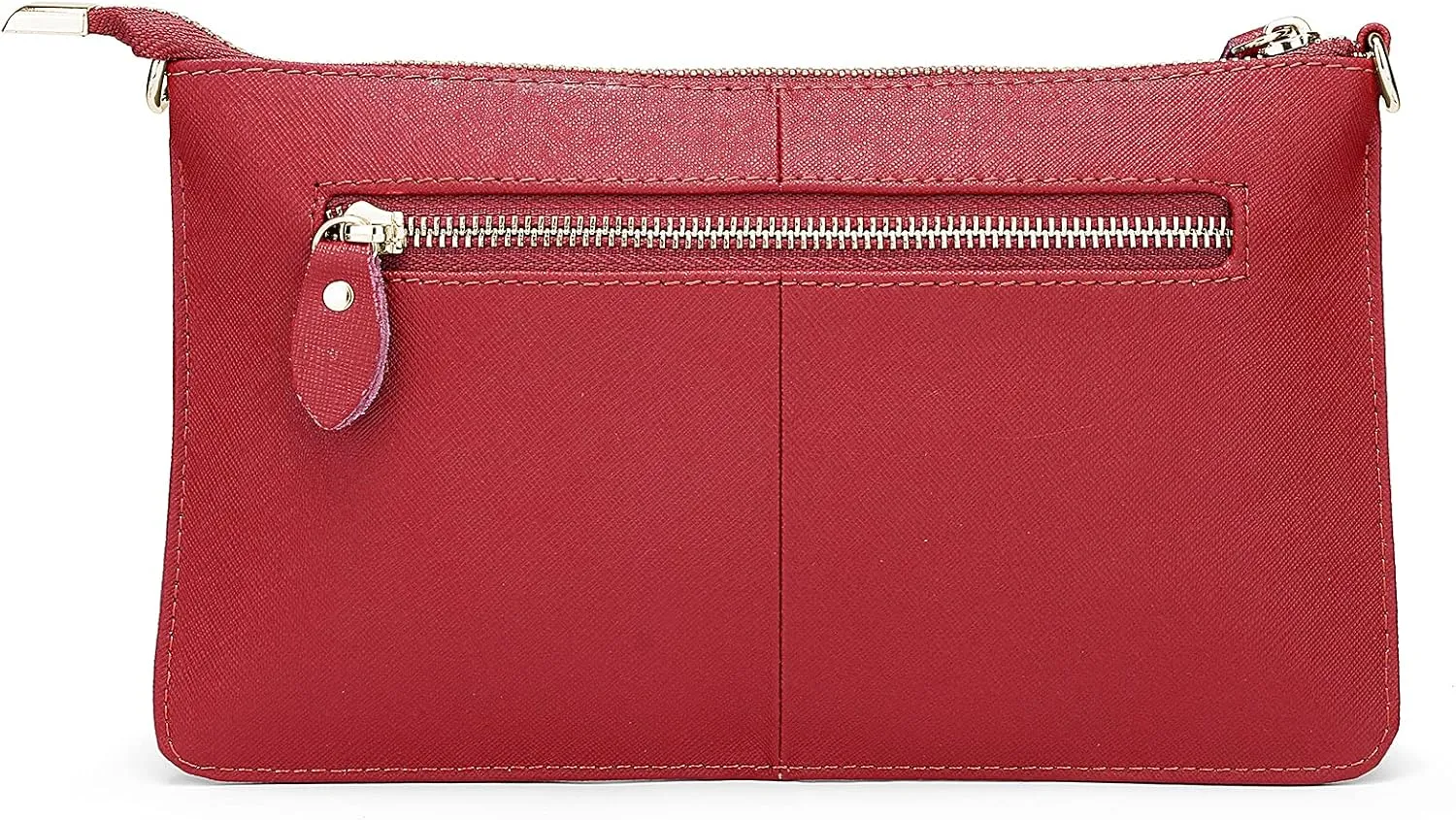 YALUXE Genuine Leather Wristlet Handbags Purses Cell Phone Pocket Clutch Wallet Crossbody Bags for Women