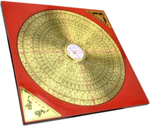 Yardwe Feng Shui Compass Luo Pan Chinese Ancient Chinese Compass Traditional Handheld Compass Yin Yang Ba Gua Baguas for Good Luck Home Planning Decoration