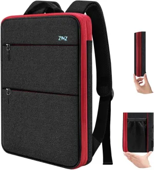 ZINZ Slim & Expandable Laptop Backpack Water Resistant Travel Backpack Compatible with MacBook Air/Pro 13-14 inch XPS 13 Surface 13.5" and Most 13-14 inch NoteBooks,B01RD01