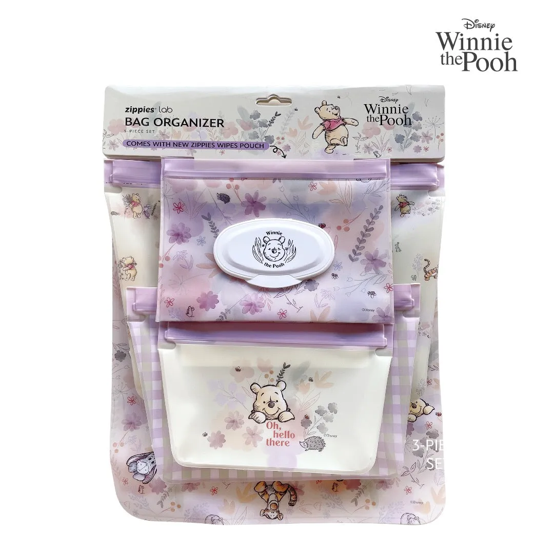 Zippies Lab Disney Winnie the Pooh Misty Morning 5-pc Bag Organizer Set
